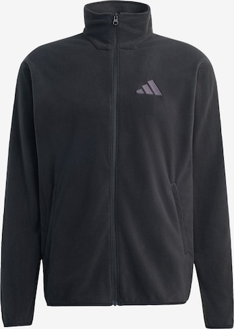 Veste en polaire fonctionnelle 'Essentials' ADIDAS TERREX en noir : devant