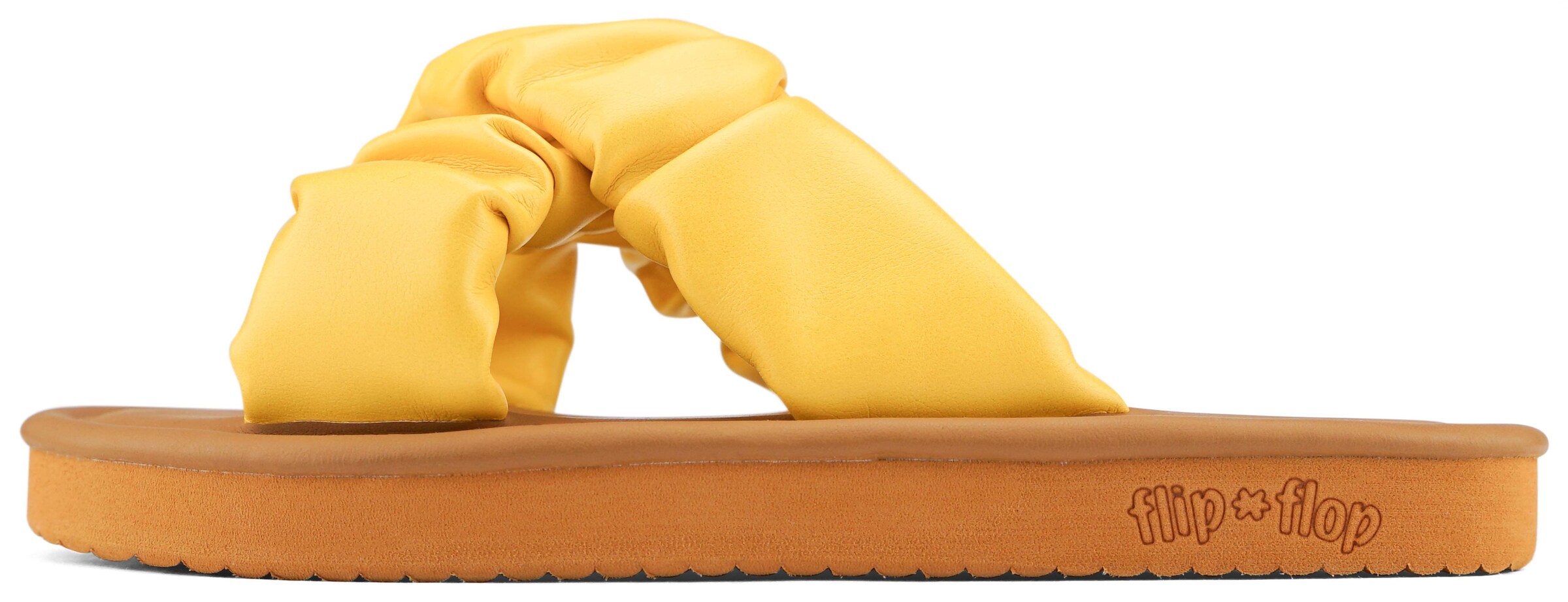 FLIP*FLOP Pantolette in Gelb: Vorderseite