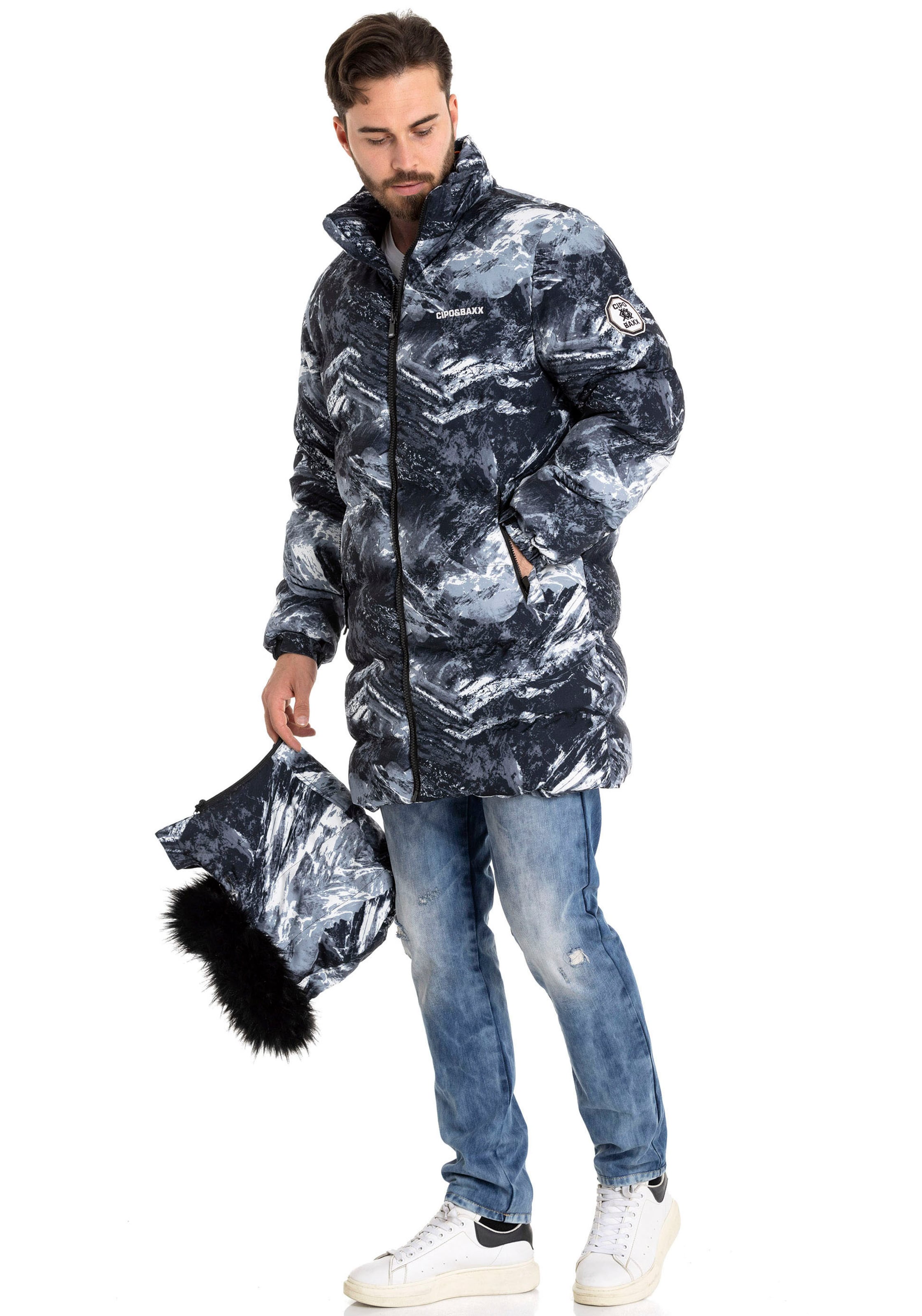 CIPO & BAXX Winter jacket in Grey