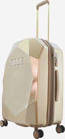 ELLE Suitcase 'Diamond' in Gold