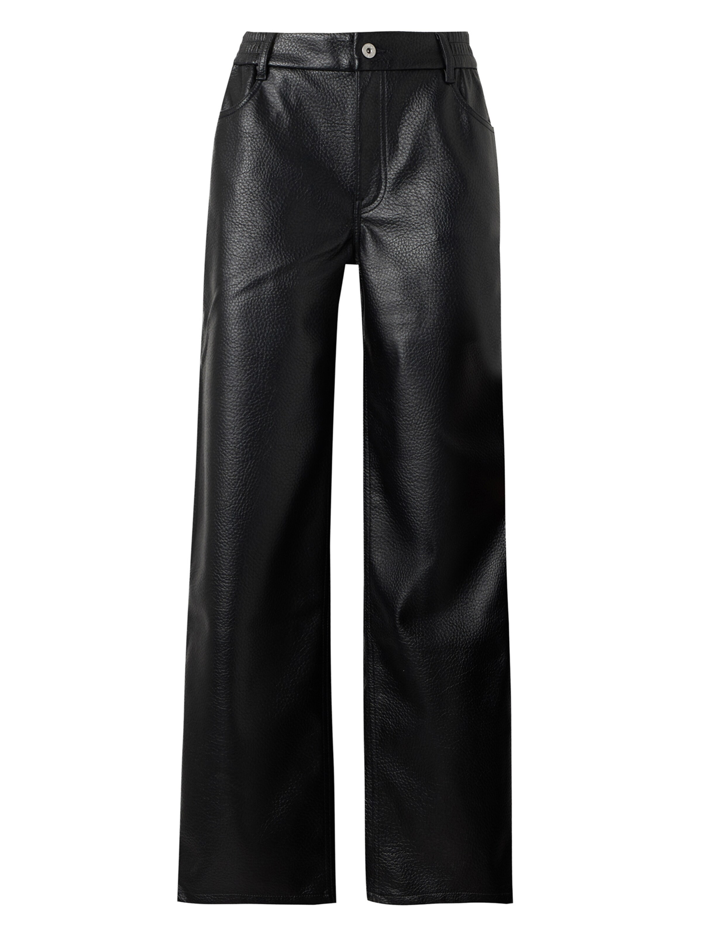 HUGO Regular Broek 'Hidaya-2_B' in Zwart: voorkant