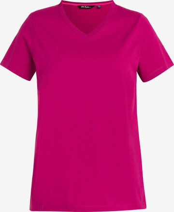 Ulla Popken Shirt in Roze: voorkant