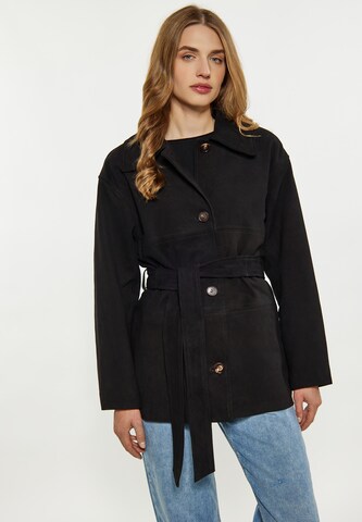 Cappotto di mezza stagione di DreiMaster Vintage in nero: frontale