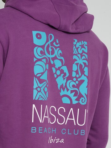 NASSAU Beach Club Sweatshirt ' NB231047 ' in Purple