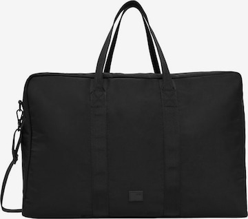 MANGO MAN Travel Bag in Black: front