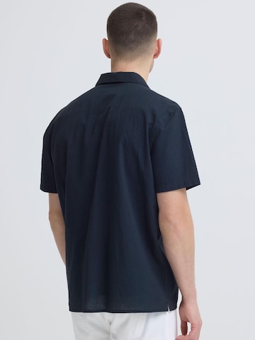 BLEND Comfort fit Button Up Shirt ' BHAvan ' in Blue