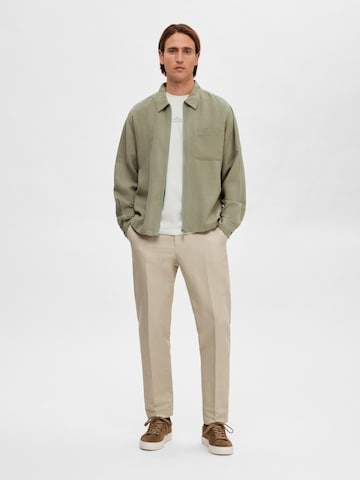 SELECTED HOMME Between-Season Jacket 'Aaron' in Grey