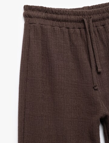 Koton Wide leg Broek in Bruin