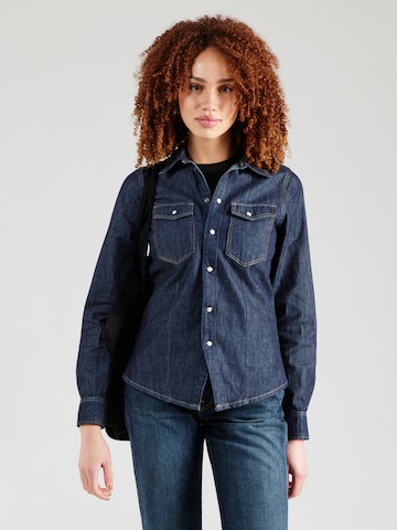 Chemisier G-STAR en bleu : devant