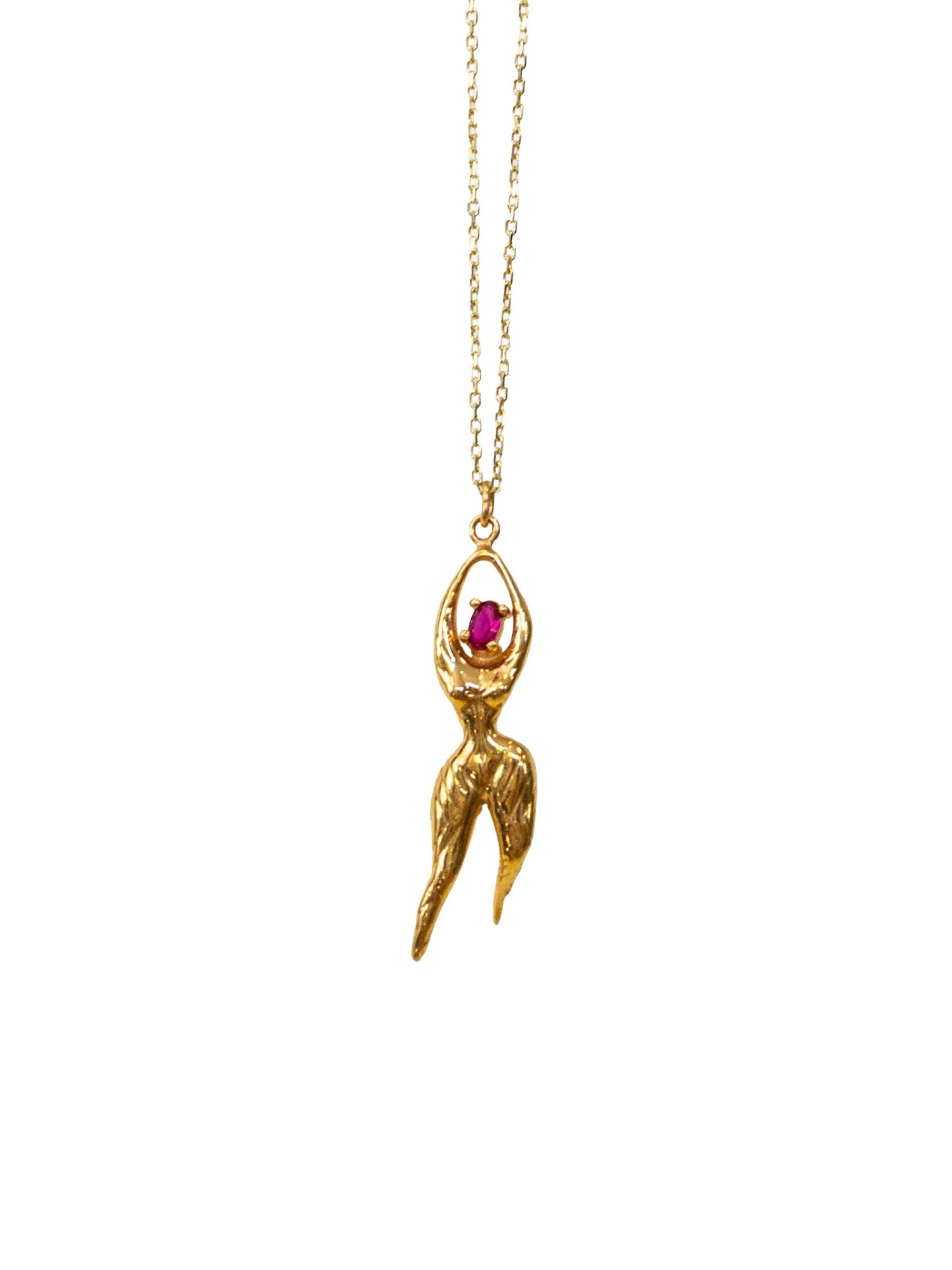 ALICE Designs Hangers 'Vesta' in Goud: voorkant