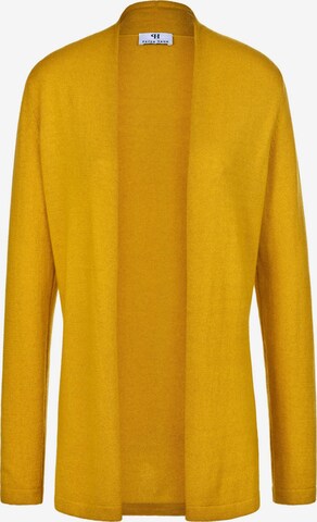 Peter Hahn Knit Cardigan in Yellow: front