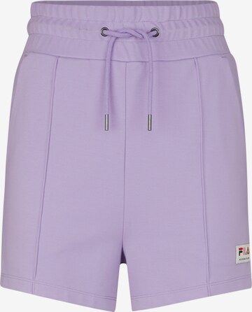 FILA - Loosefit Calças de desporto 'Todi' em roxo: frente