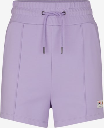 FILA Loosefit Sportbroek 'Todi' in Lila: voorkant