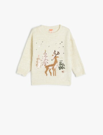 Koton Sweatshirt in Beige: front