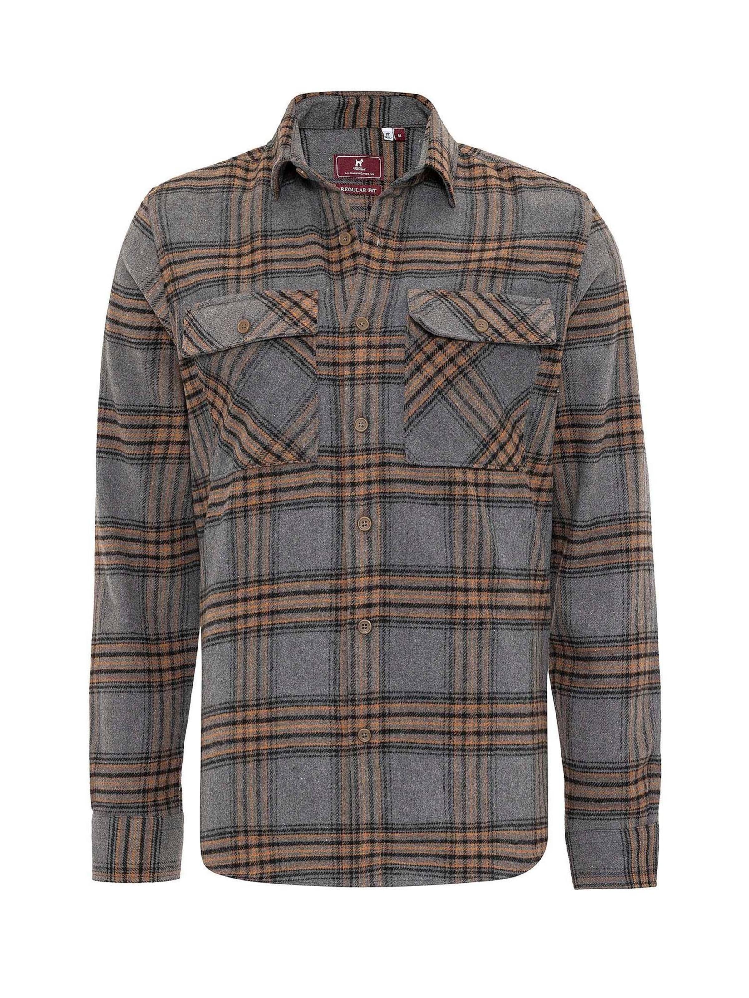 Williot Regular fit Skjorta i grå: framsida