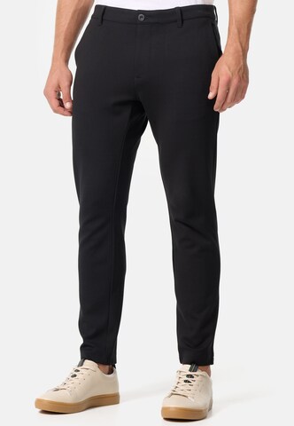 JEFF Regular Broek 'Ezra' in Zwart: voorkant