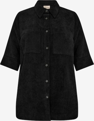 Wasabi Concept Halenka 'Nadin' – černá: přední strana