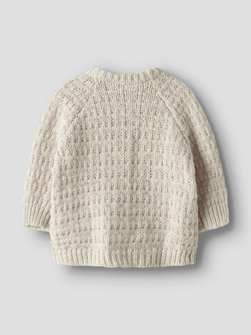 Lil'Atelier Knit Cardigan 'NBFBELLA' in Beige
