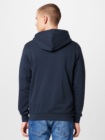 KnowledgeCotton Apparel Sweat jacket in Blue