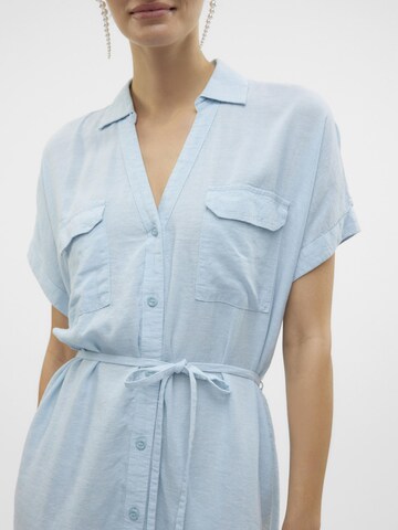 VERO MODA Blousejurk 'VMLinn' in Blauw