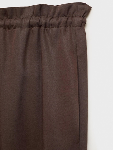 Wide Leg Pantalon MANGO en marron