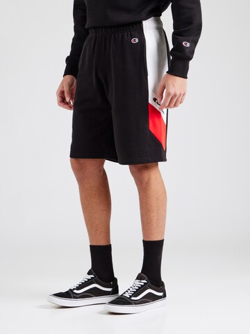 regular Pantaloni di Champion Authentic Athletic Apparel in nero: frontale