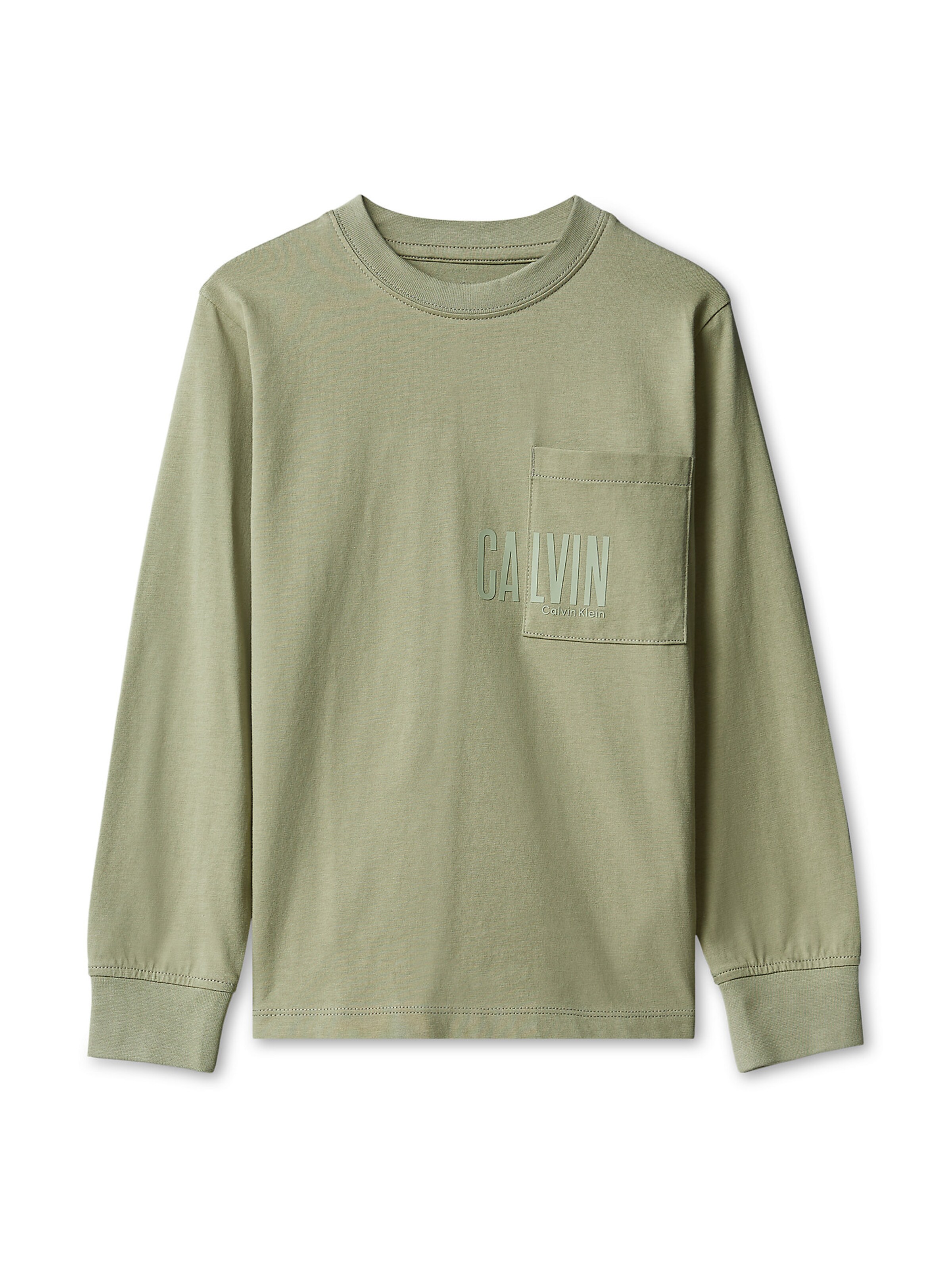 Calvin Klein Jeans Pullover in Grün: Vorderseite