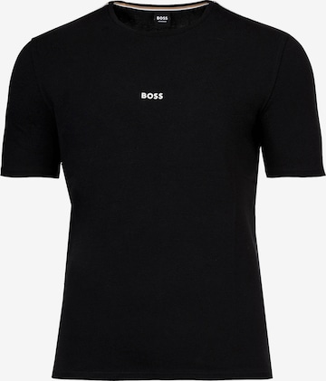 BOSS Schlafshirt in Schwarz: Vorderseite