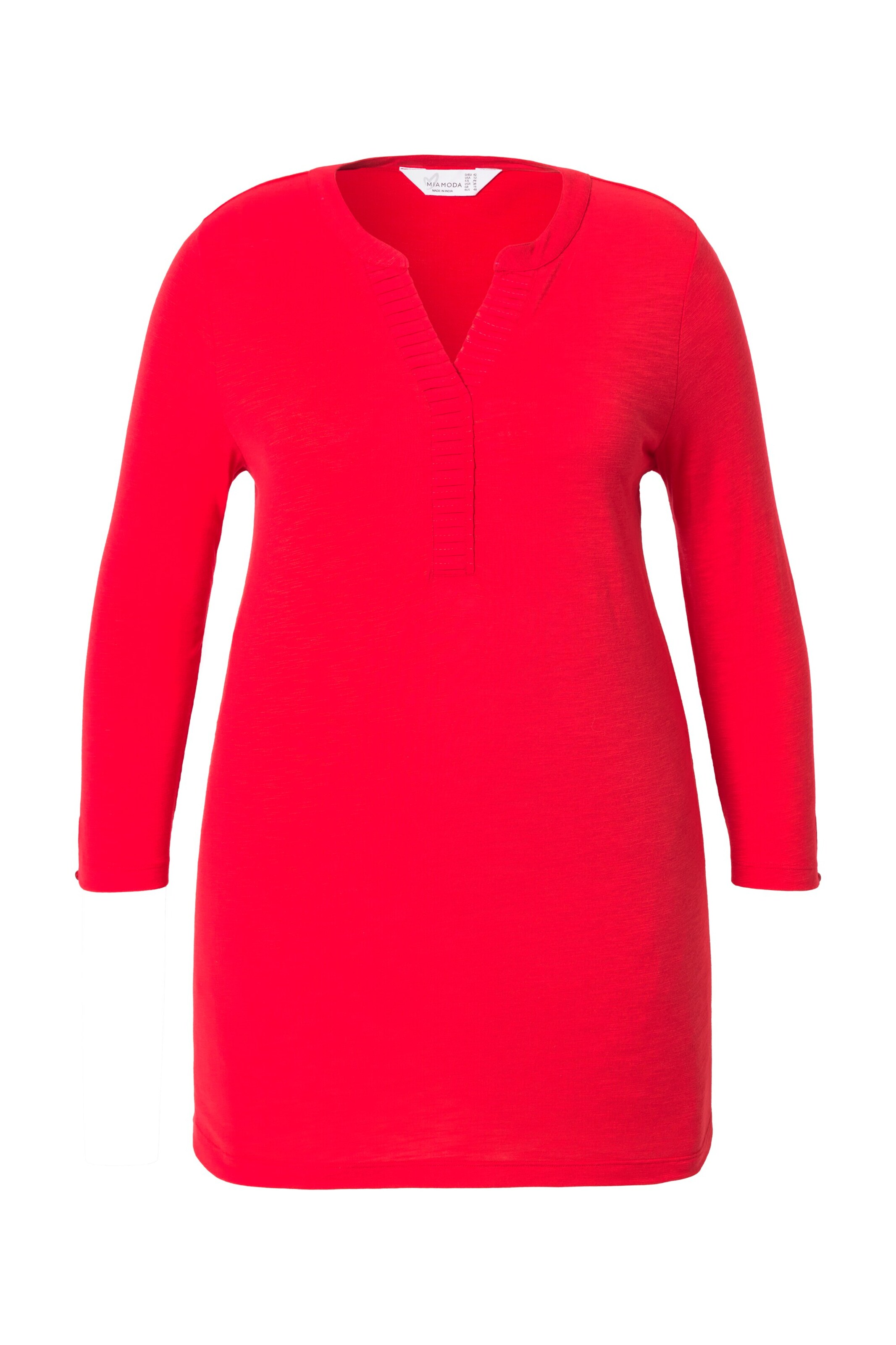 MIAMODA Shirt in Rood: voorkant