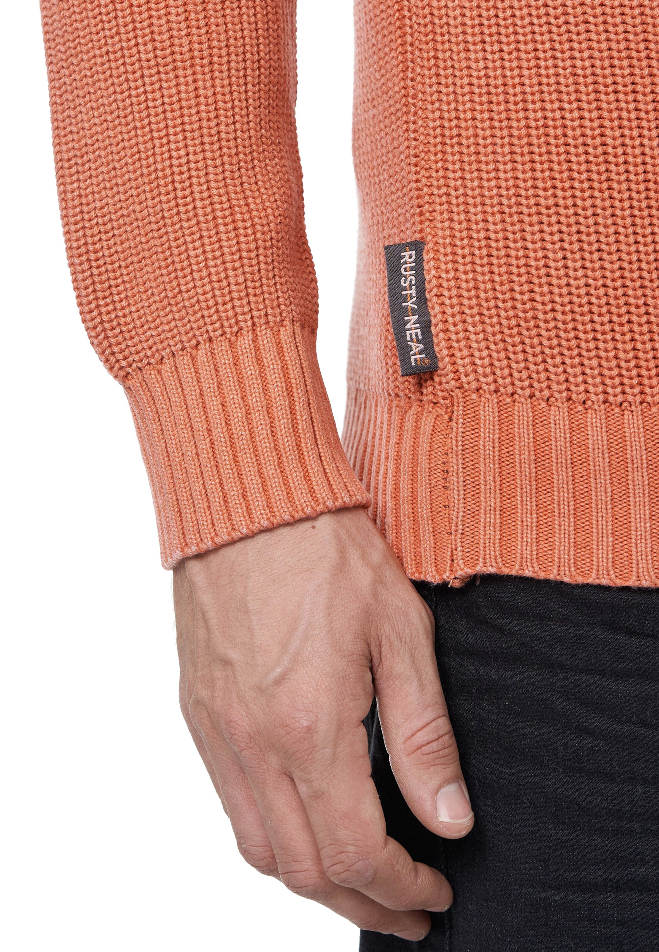 Rusty Neal Strickpullover in Orange