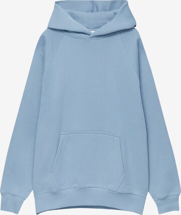 Pull&Bear Sweatshirt in Blauw: voorkant