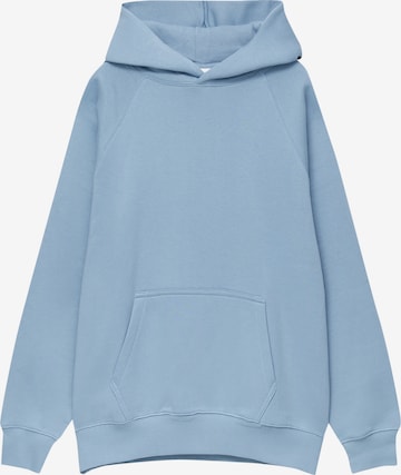 Sweat-shirt Pull&Bear en bleu : devant