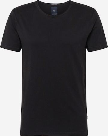 T-Shirt Lindbergh en noir : devant