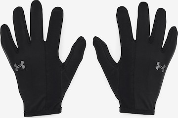 UNDER ARMOUR Athletic Gloves in Black: front