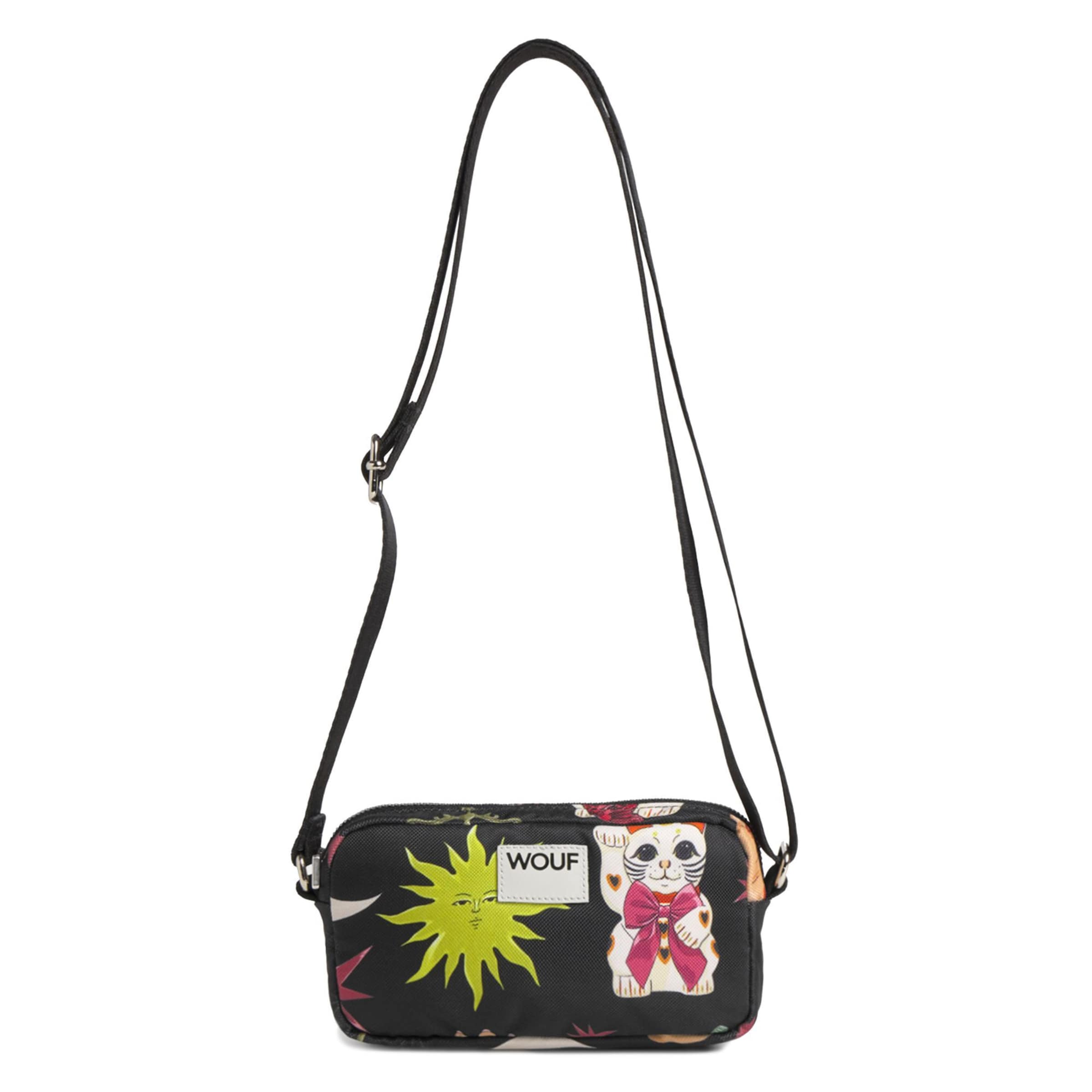 Borsa a tracolla 'Daily' di Wouf in nero: frontale