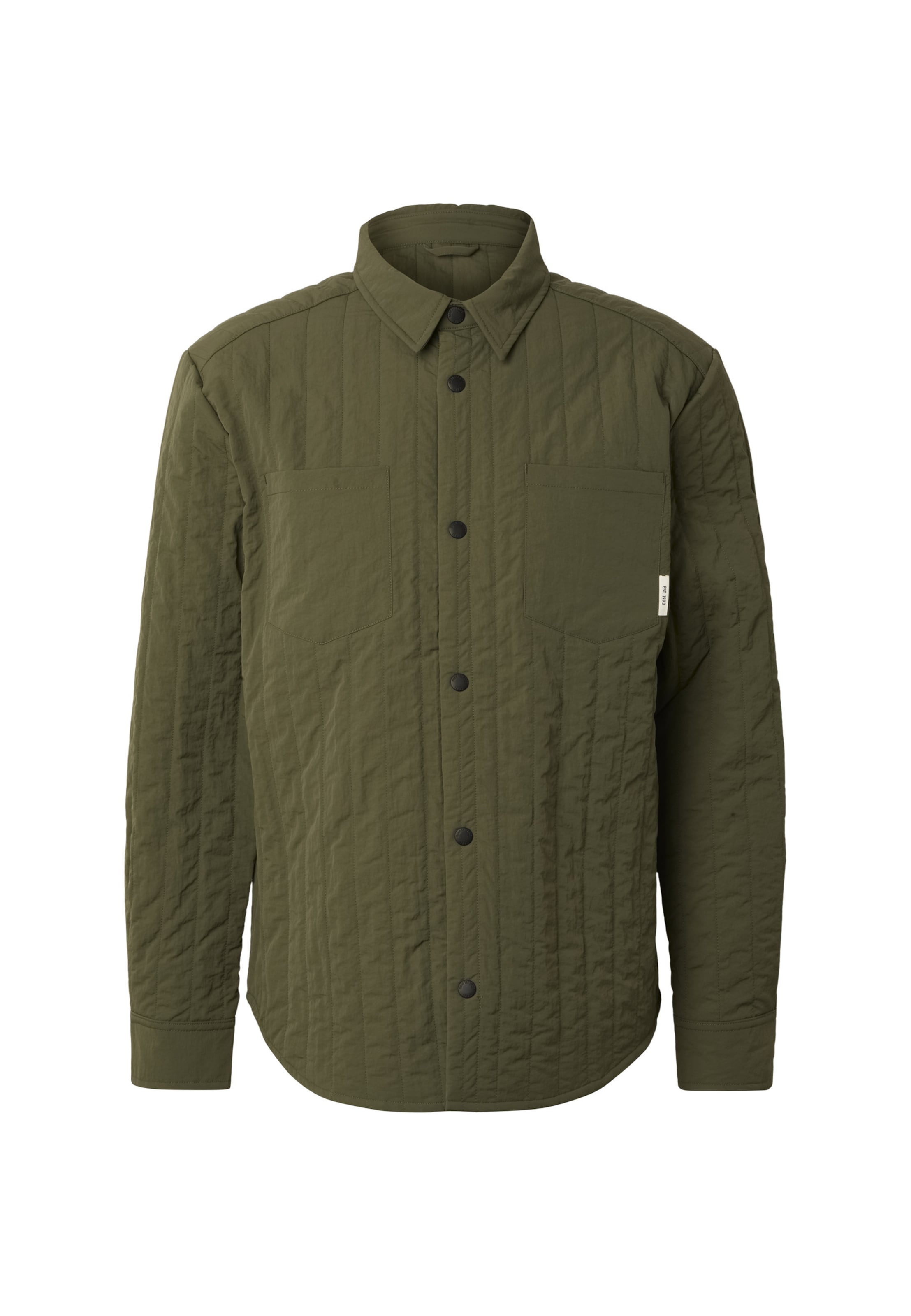 INDICODE JEANS Přechodná bunda 'Hulckby' – zelená: přední strana