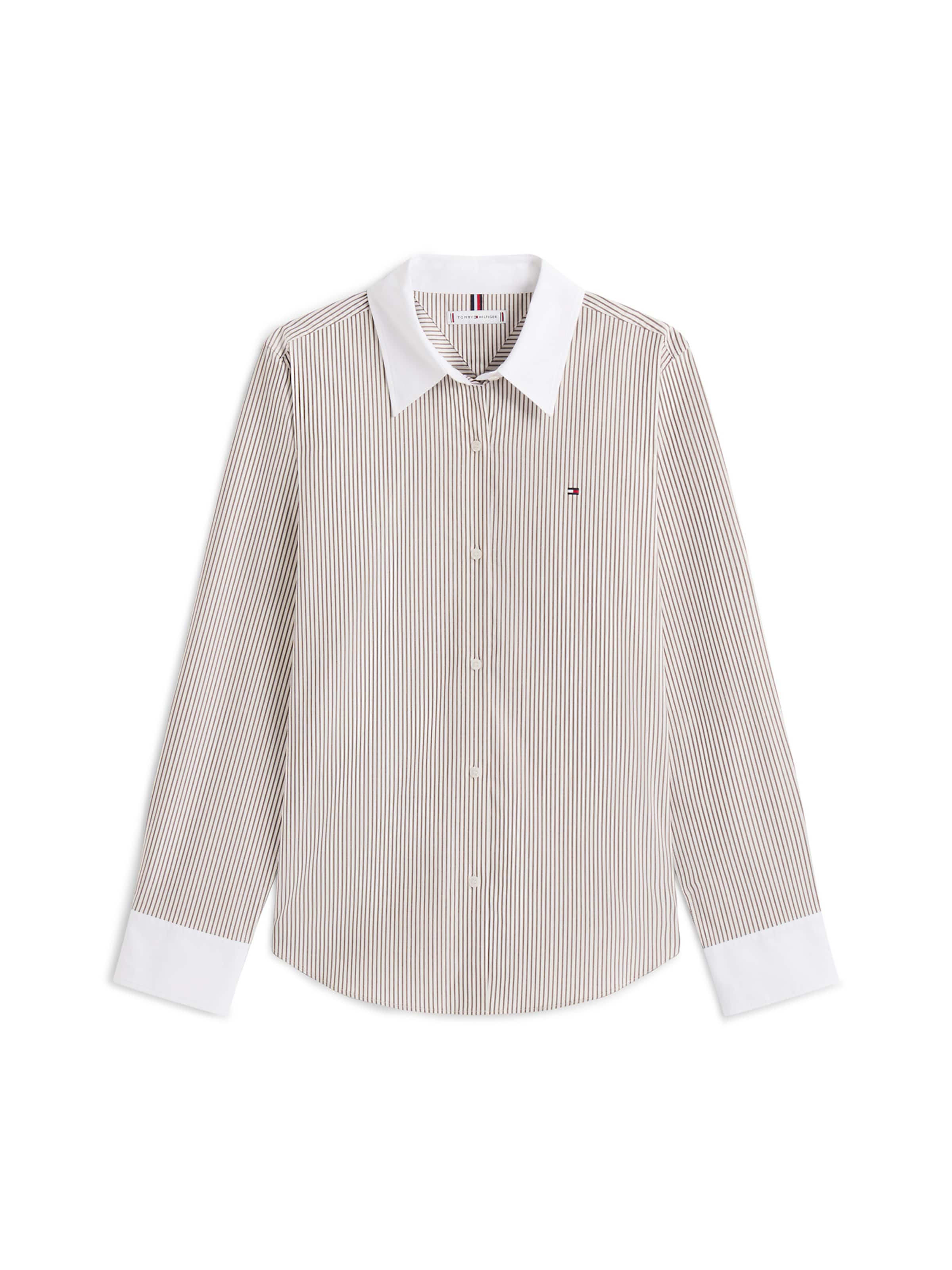 TOMMY HILFIGER Halenka 'ESS' – hnědá: přední strana