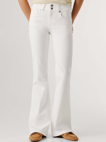 Pepe Jeans Flared Jeans 'VENUS' in Weiß: Vorderseite
