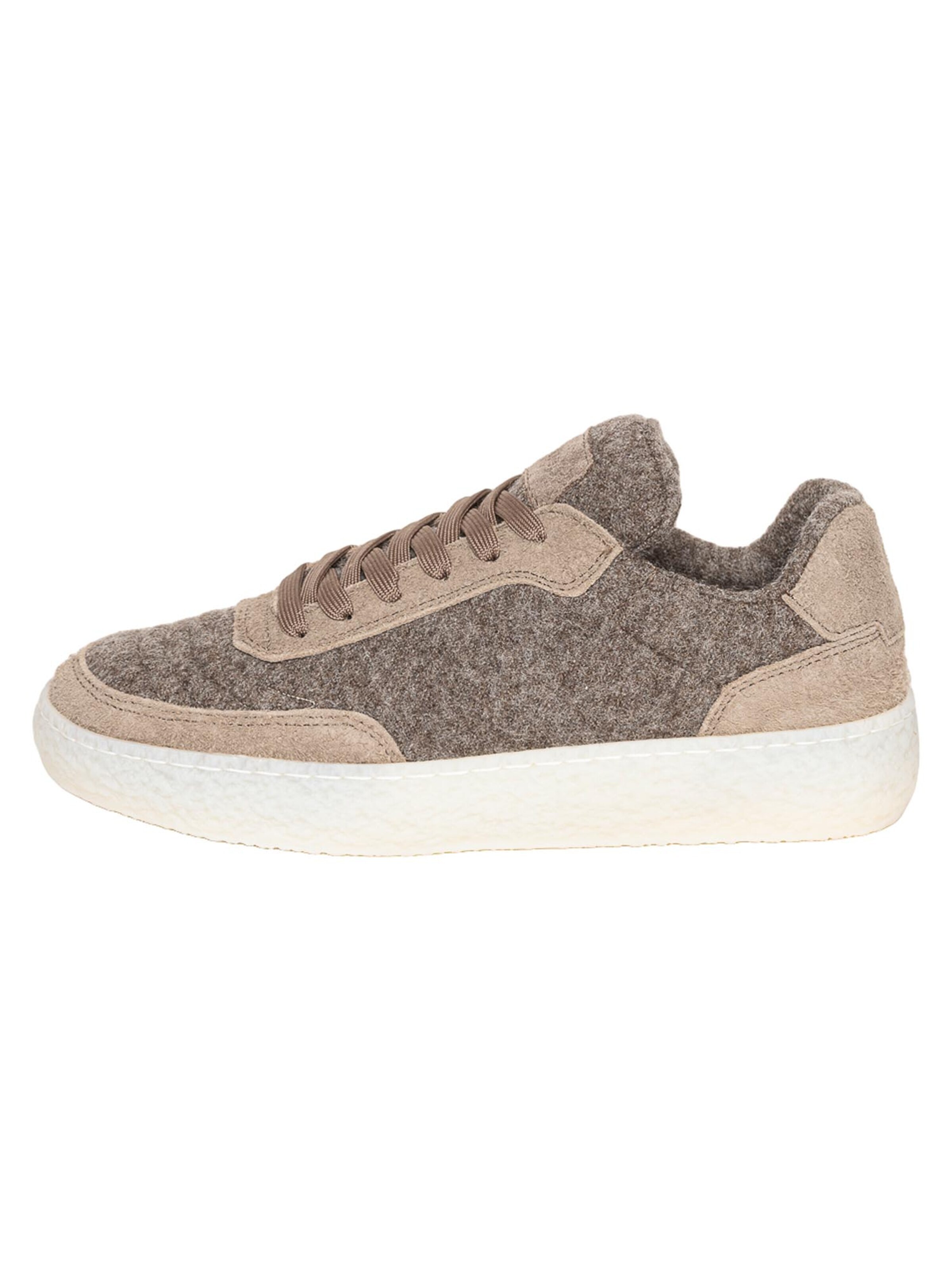 Gottstein Sneakers 'Wool Blaze' in Brown: front