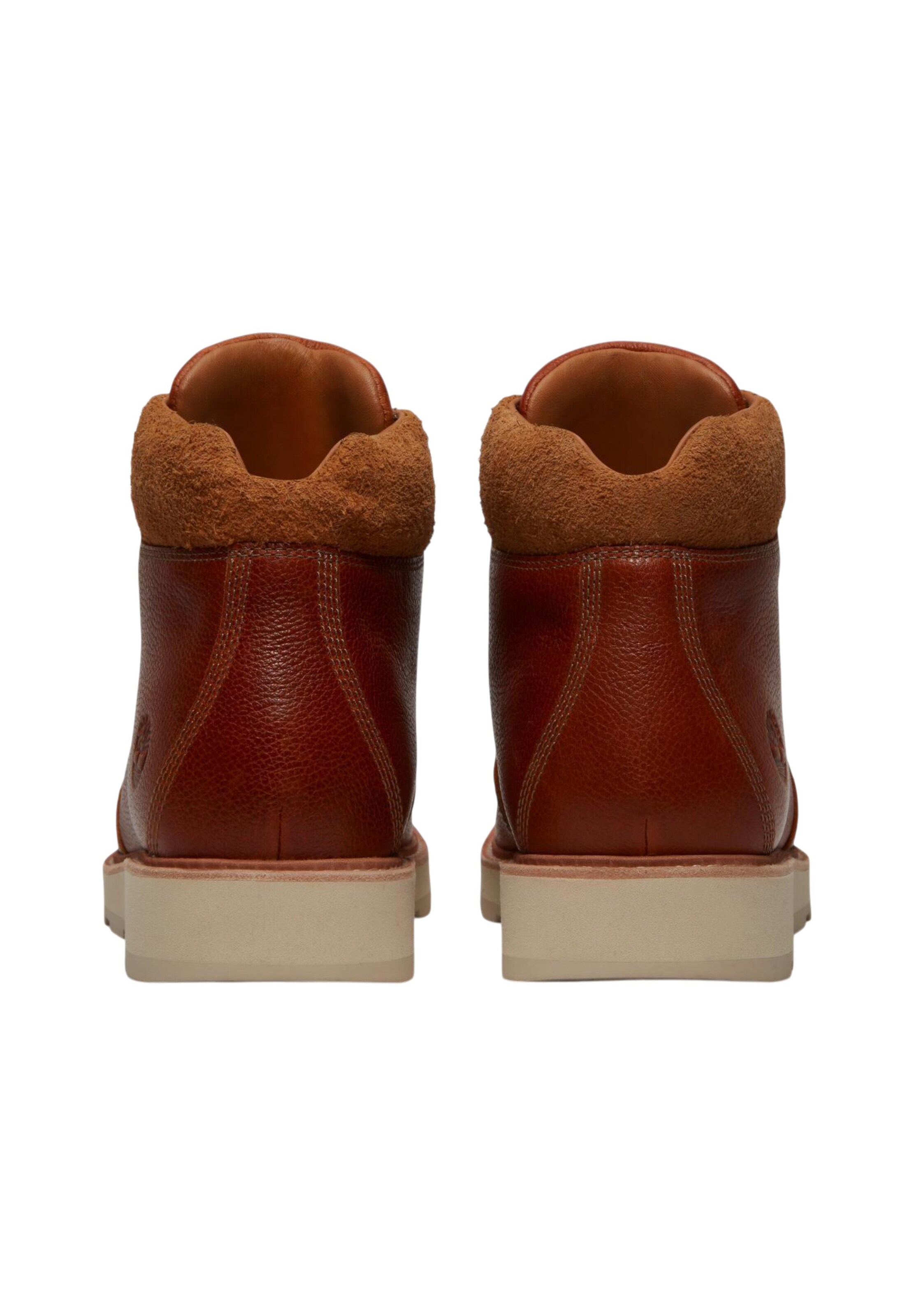 TIMBERLAND Boots med snörning i röd