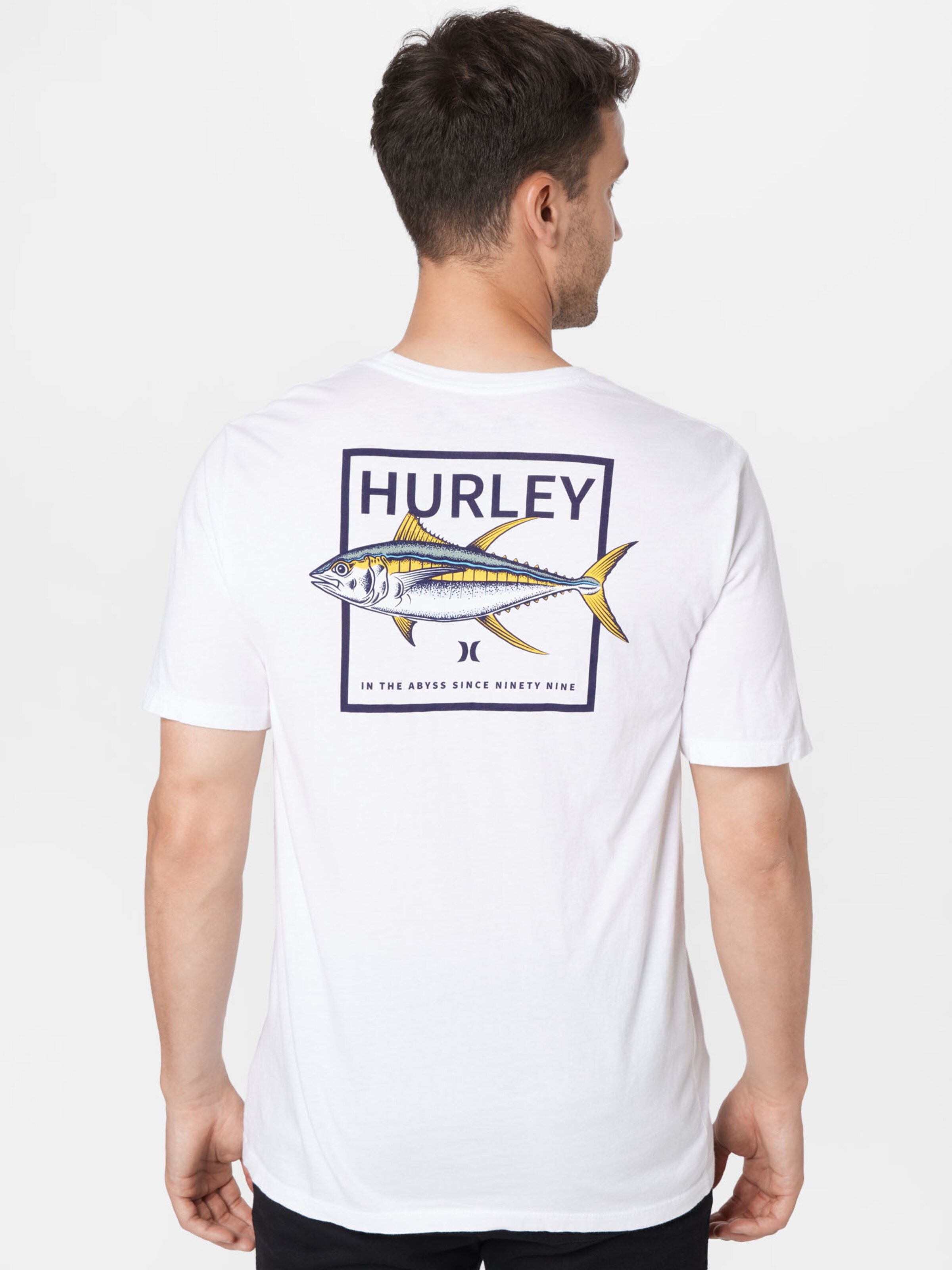 Männer Sportarten Hurley Sportshirt in Weiß - LA45191 Männer Sportarten Hurley Sportshirt in Weiß - LA45191