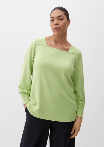 TRIANGLE Shirt in Groen: voorkant