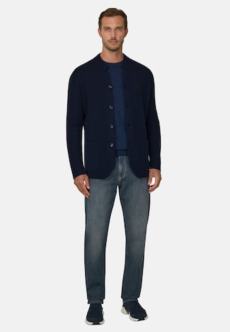 Boggi Milano Strickjacke in Blau: Vorderseite