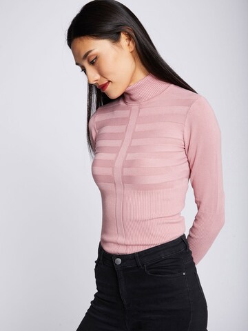 Morgan - Pullover '132-MENTOS' em rosa: frente