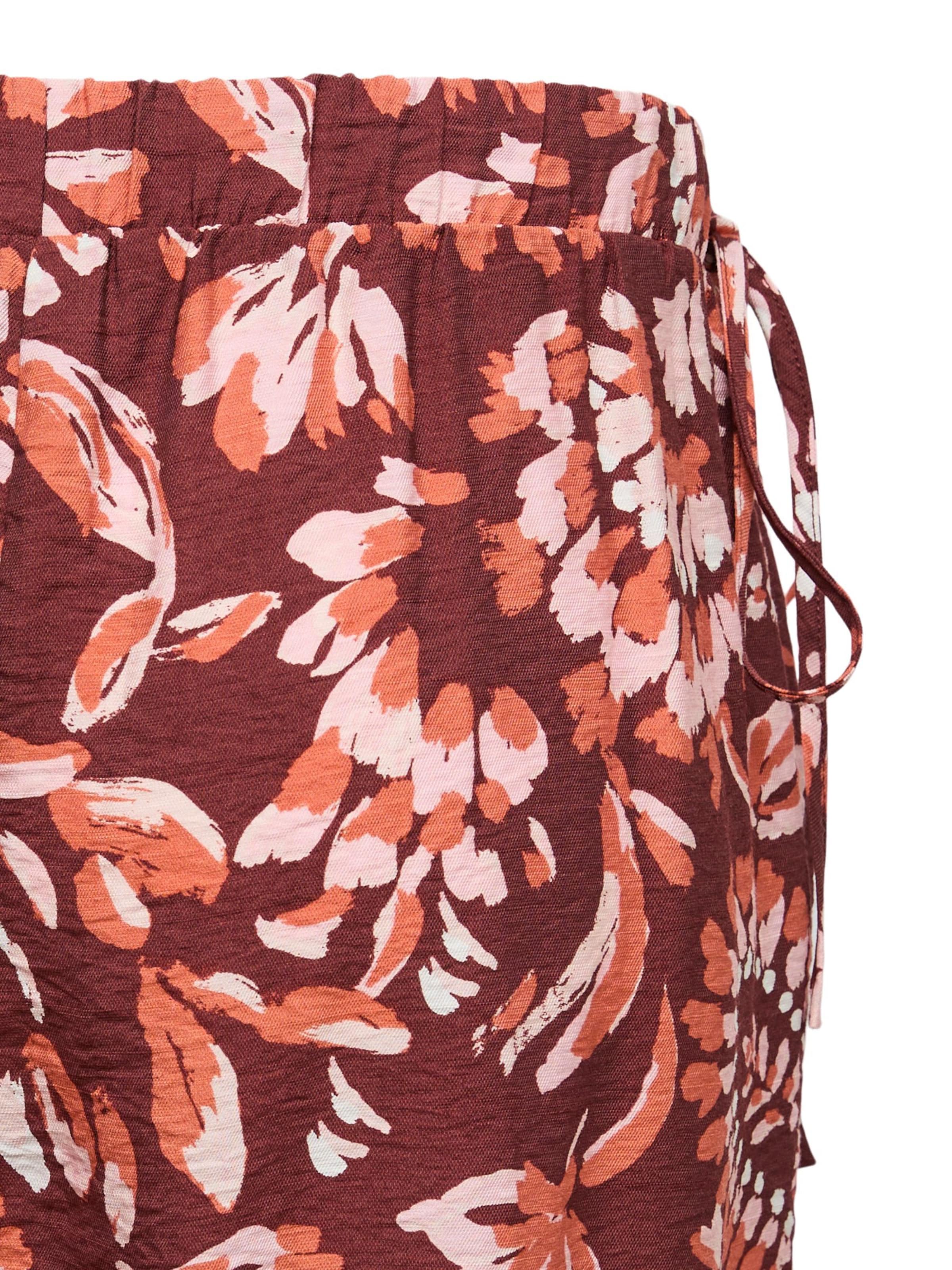 Vero Moda Curve - Loosefit Pantalón 'VMCNellie' en rojo