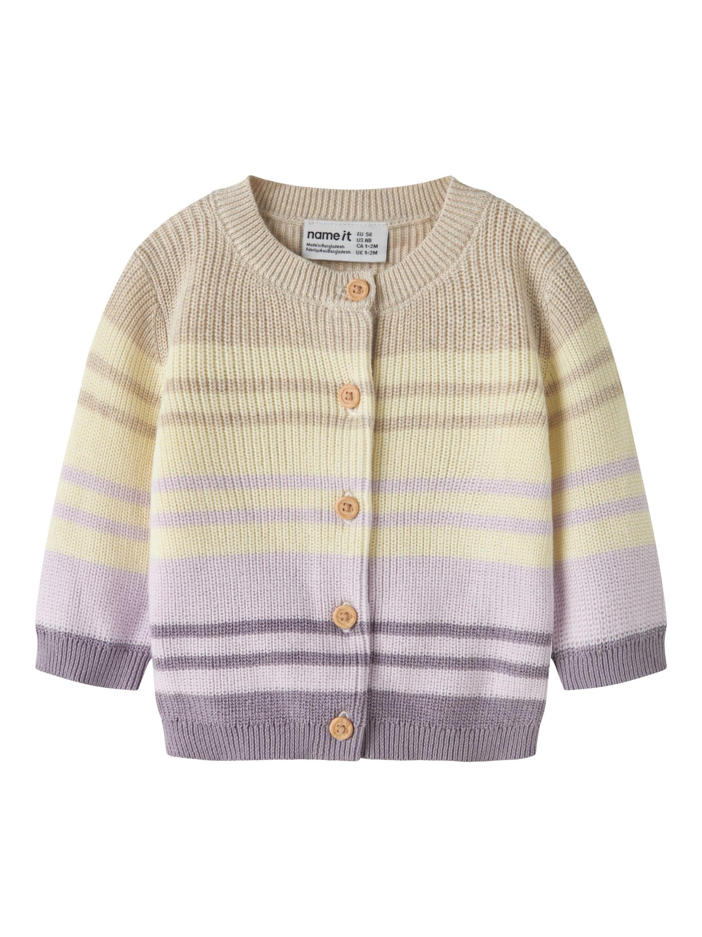Cardigan NAME IT en beige : devant