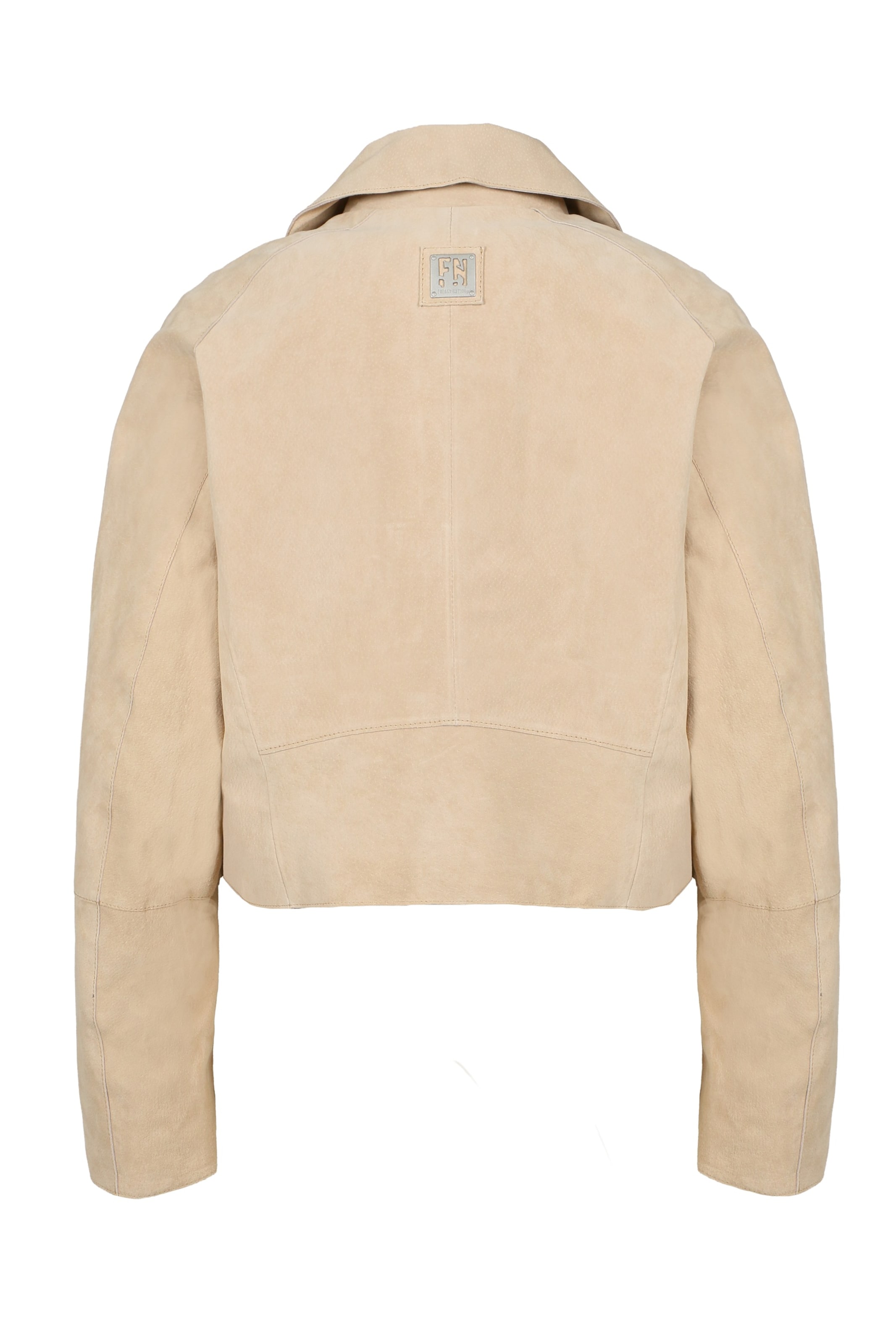 Giacca di mezza stagione ' Lederjacke ' di FREAKY NATION in bianco