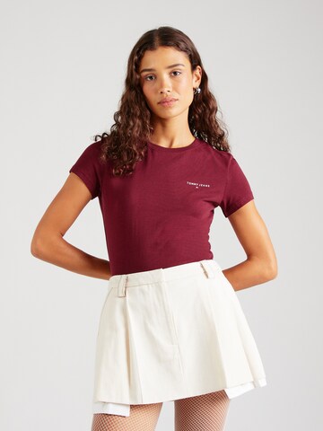 Tommy Jeans T-Shirt in Lila: Vorderseite