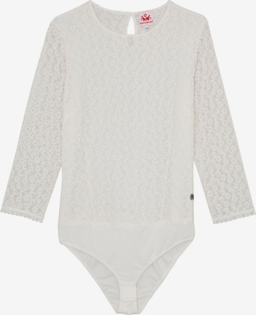 Blouse folklorique SPIETH & WENSKY en blanc : devant