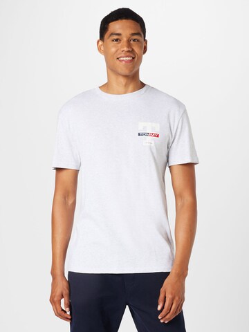 Tommy Jeans Koszulka w kolorze szary: przód